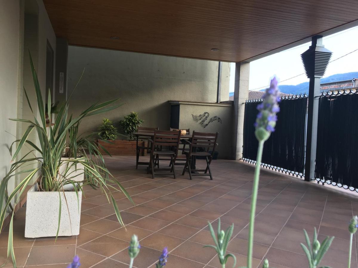 Can Musiquem Amb Piscina Les Planes d'Hostoles Exteriör bild