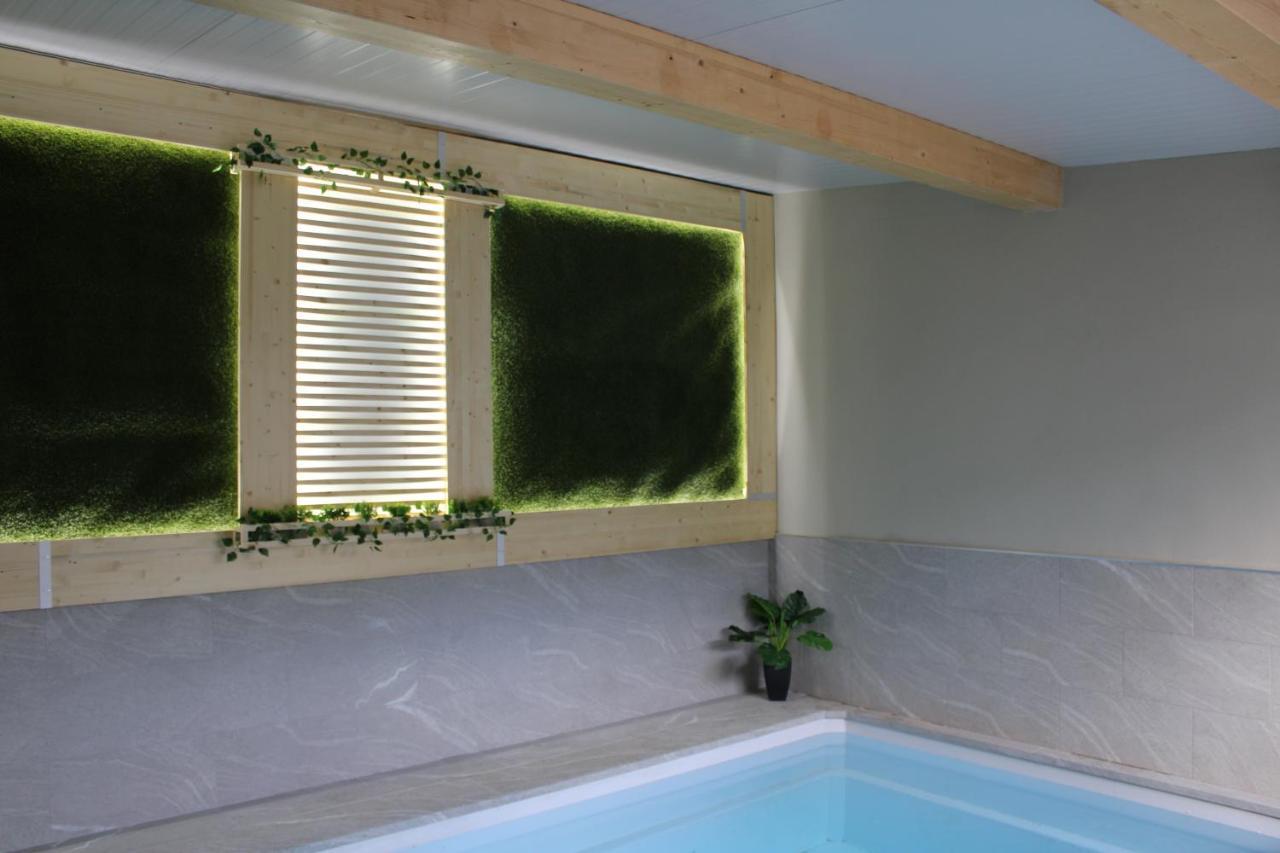 Can Musiquem Amb Piscina Les Planes d'Hostoles Exteriör bild